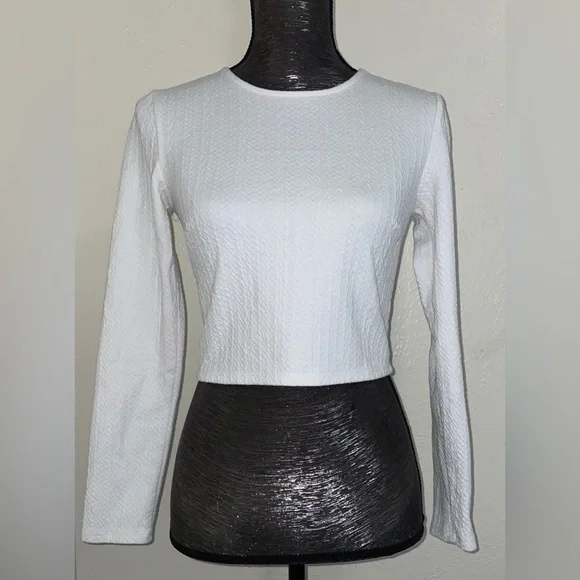 Long Sleeve Crop Top - Picture 8 of 14